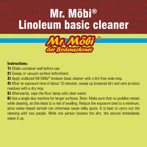 Mr.Möbi® Linoleum Grundreiniger
